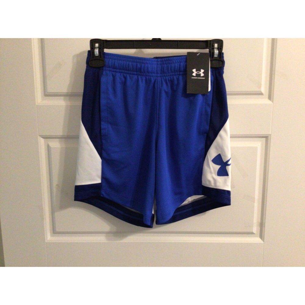 New Under‎ Armour Girls' Standard Baseline 6" Basketball Shorts Size XS MSRP:$25